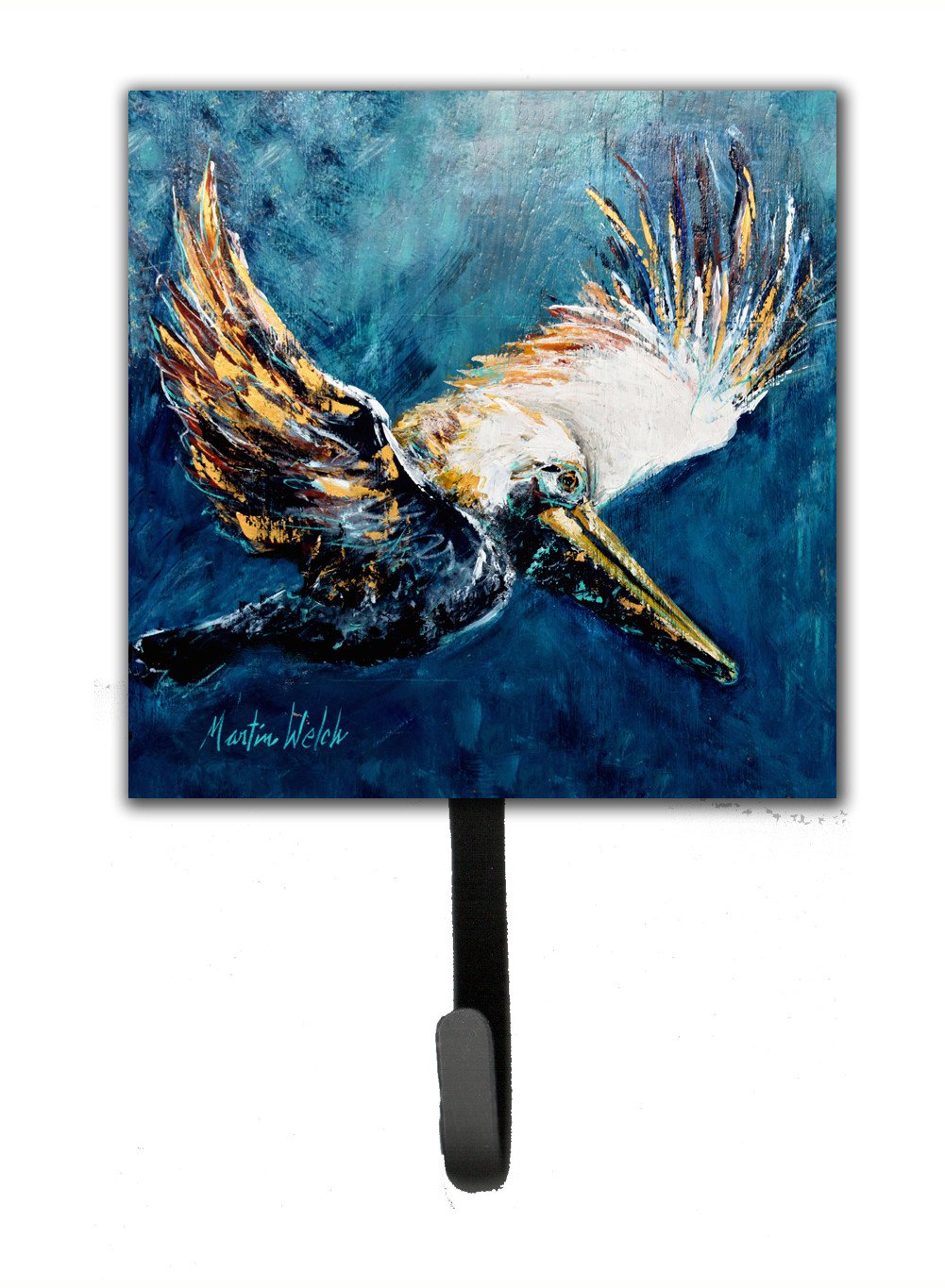 Pelican Go For It Leash or Key Holder Wall Hooks, Key Hooks Holder, Coat Rack Wall Mount, Coat Hooks, Hooks for Hanging Keys, Towels, Aprons, Leashes
