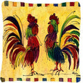 Bird - Rooster Decorative Throw Pillow 14x14 Indoor Outdoor Accent Cushion, Fabric Cover with Insert for Sofa, Bed, Porch & Living Room