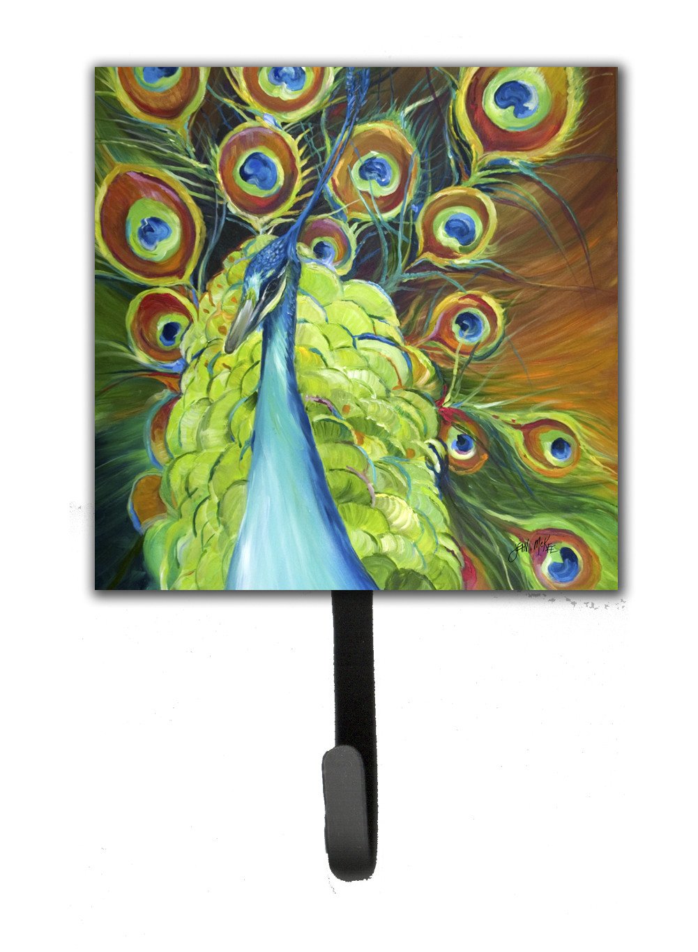 Peacock Leash or Key Holder Wall Hooks, Key Hooks Holder, Coat Rack Wall Mount, Coat Hooks, Hooks for Hanging Keys, Towels, Aprons, Leashes