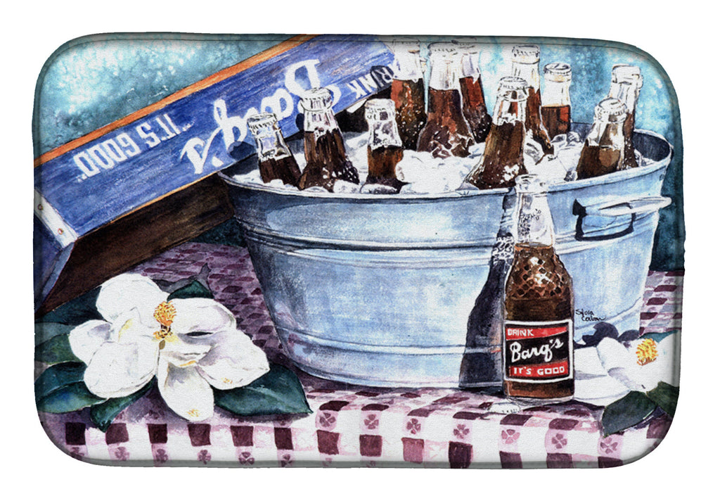 Barq's and old washtub Dish Drying Mat Absorbent Dish Drying Mat Pad for Kitchen Counter Dish Drainer Mat for Countertop, 14 x 21", Multicolor