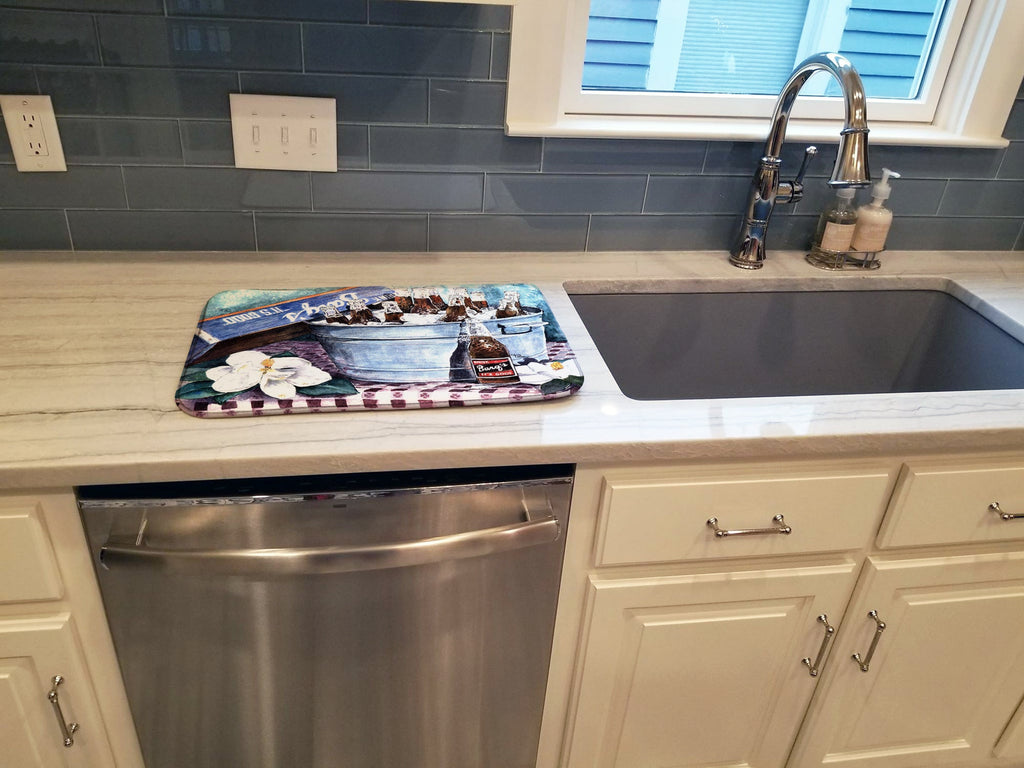 Barq's and old washtub Dish Drying Mat Absorbent Dish Drying Mat Pad for Kitchen Counter Dish Drainer Mat for Countertop, 14 x 21", Multicolor