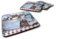 Barq's and old washtub Foam Coasters Set of 4 Cup Coasters for Indoor Outdoor, Tabletop Protection, Anti Slip, Mouse pad Material