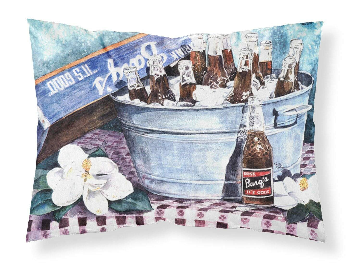 Barq's and old washtub Standard Pillowcase Lightweight Super Soft Easy Care Decorative Artwork Pillowcase, Standard