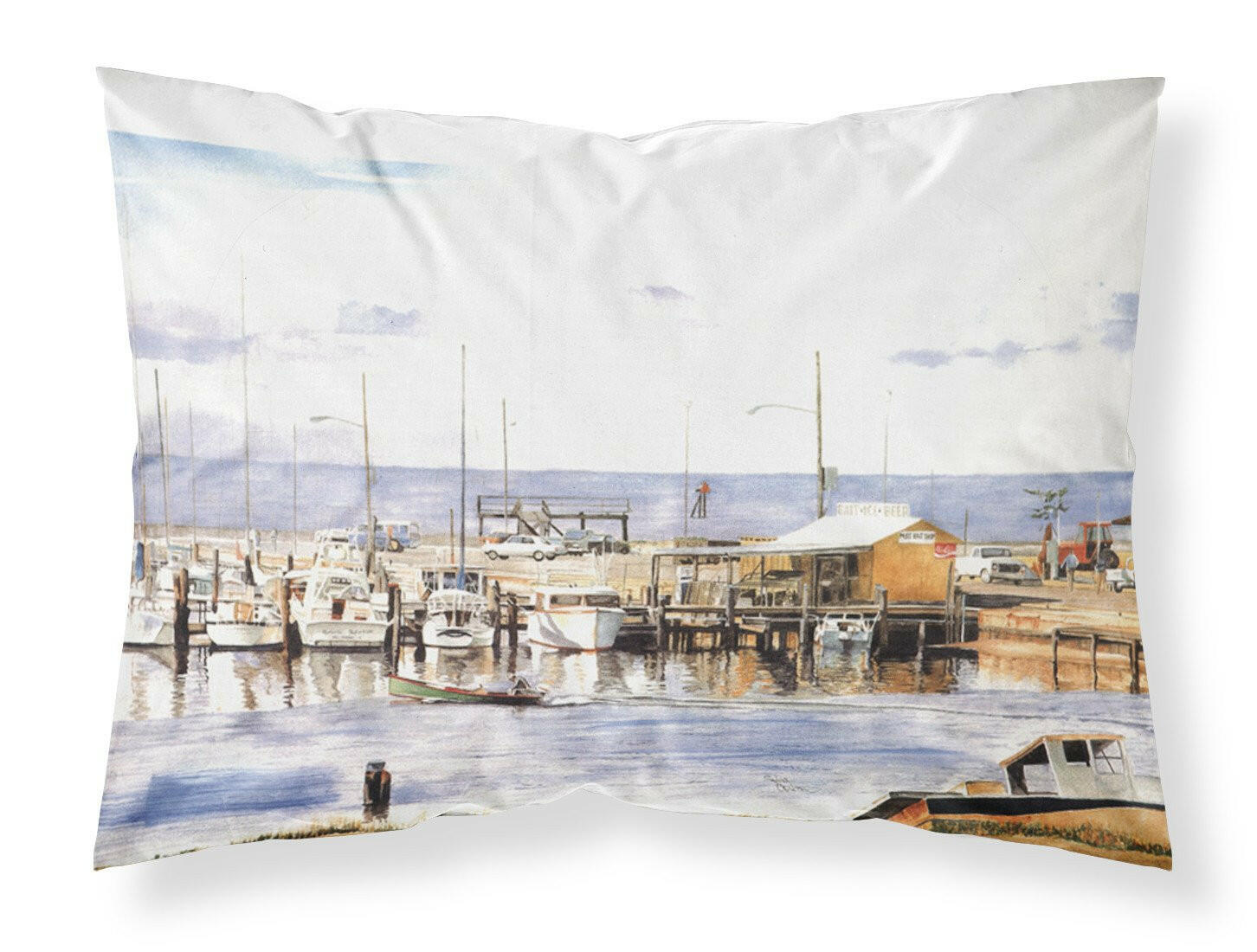 Pass Bait Shop Standard Pillowcase Lightweight Super Soft Easy Care Decorative Artwork Pillowcase, Standard