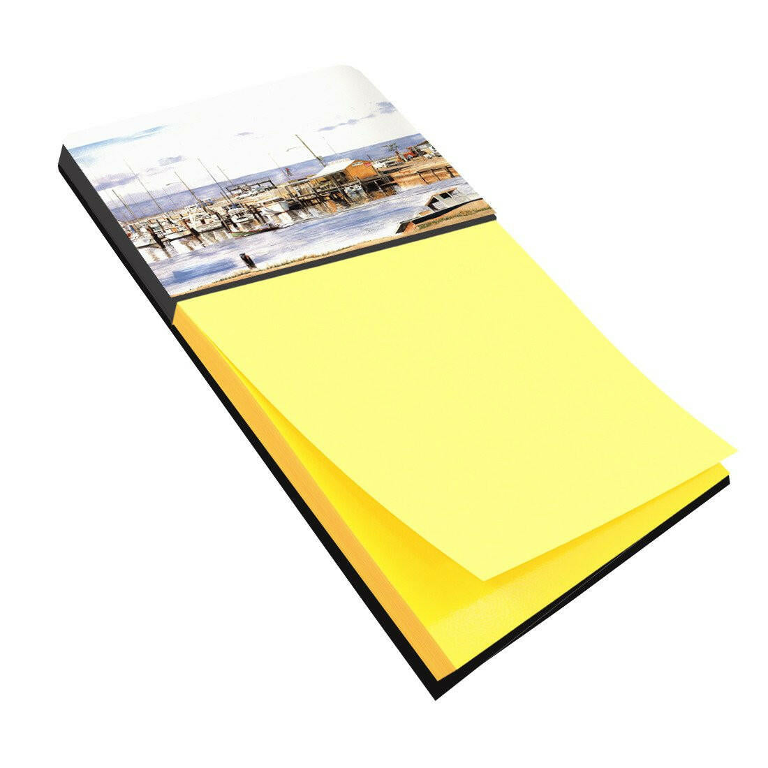 Pass Bait Shop Watercolor Sticky Note Holder Refillable Dispenser Desk Accessory 3x3 Pad Gift
