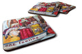 Veron's and New Orleans Beers Foam Coasters Set of 4 Cup Coasters for Indoor Outdoor, Tabletop Protection, Anti Slip, Mouse pad Material