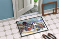 Sports on the Beach Doormat Indoor Outdoor 24H X 36W Front Door Mat Rugs for Entryway, Non Slip Washable Low Pile,