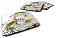 Dixie Beer Foam Coasters Set of 4 Cup Coasters for Indoor Outdoor, Tabletop Protection, Anti Slip, Mouse pad Material