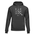 Fish Tick Tack Toe Unisex Hoodie