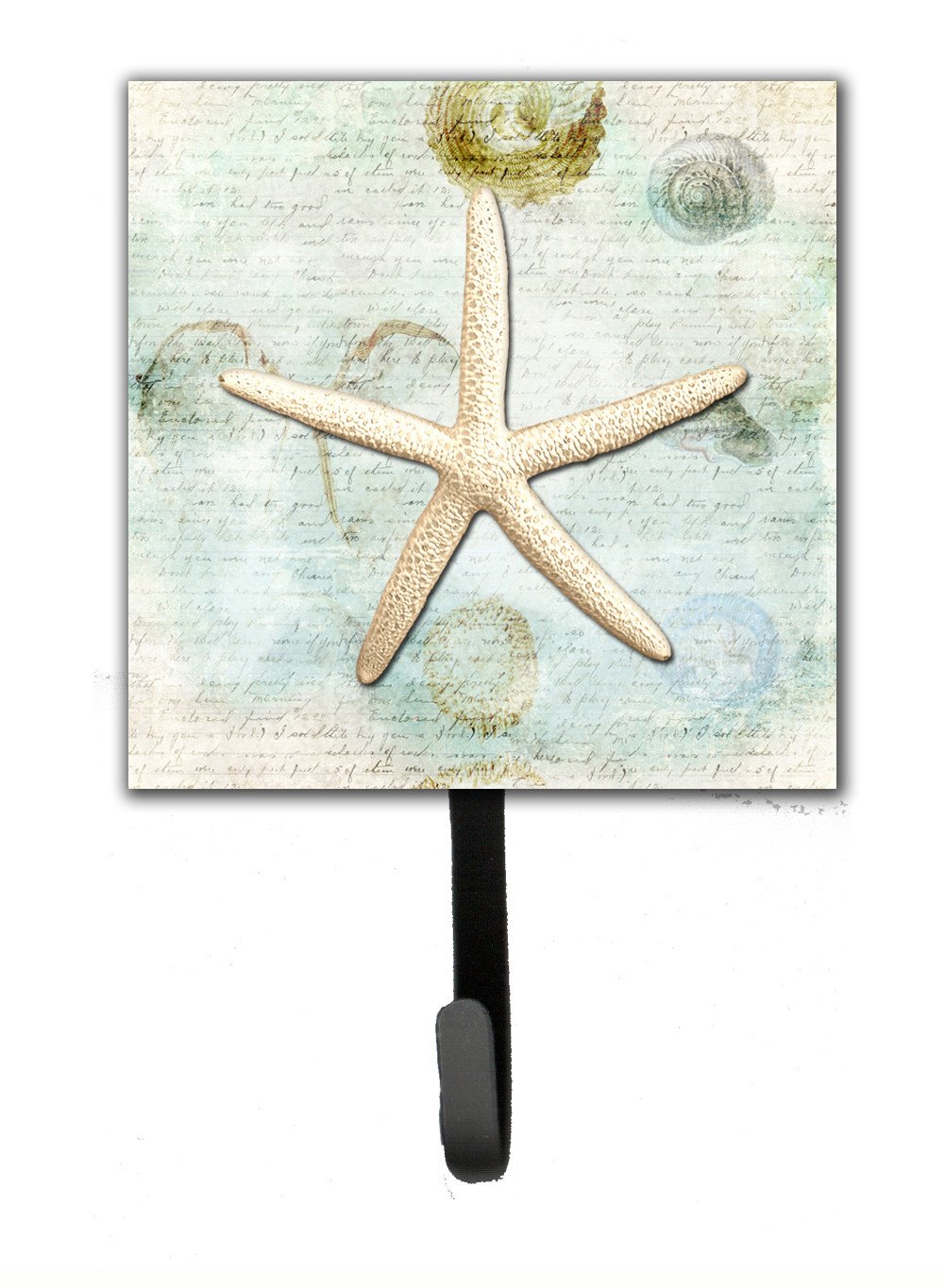 Beach Schoenbeck Sea Star Starfish Leash or Key Holder Wall Hooks, Key Hooks Holder, Coat Rack Wall Mount, Coat Hooks, Hooks for Hanging Keys, Towels, Aprons, Leashes