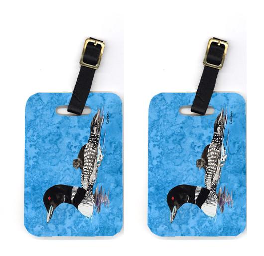Momma and Baby Loon Luggage Tag