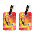Brown Pelican Hot and Spicy Luggage Tag