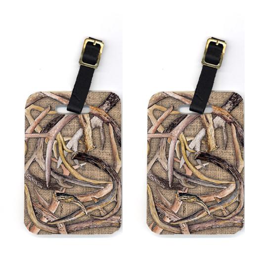 Deer Horns Luggage Tag