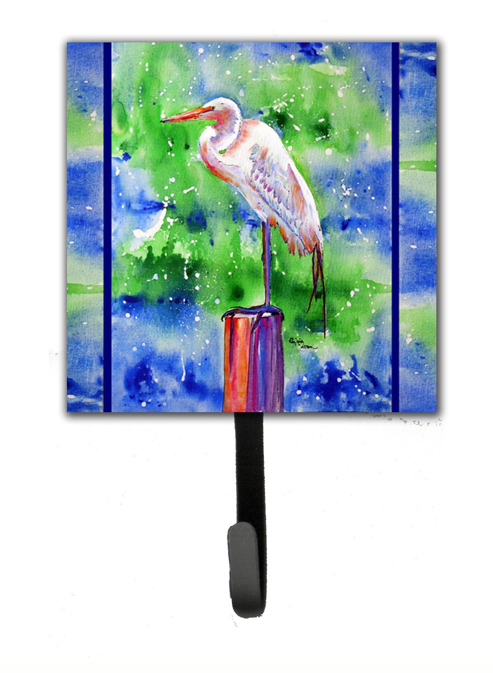 Egret Leash or Key Holder Wall Hooks, Key Hooks Holder, Coat Rack Wall Mount, Coat Hooks, Hooks for Hanging Keys, Towels, Aprons, Leashes