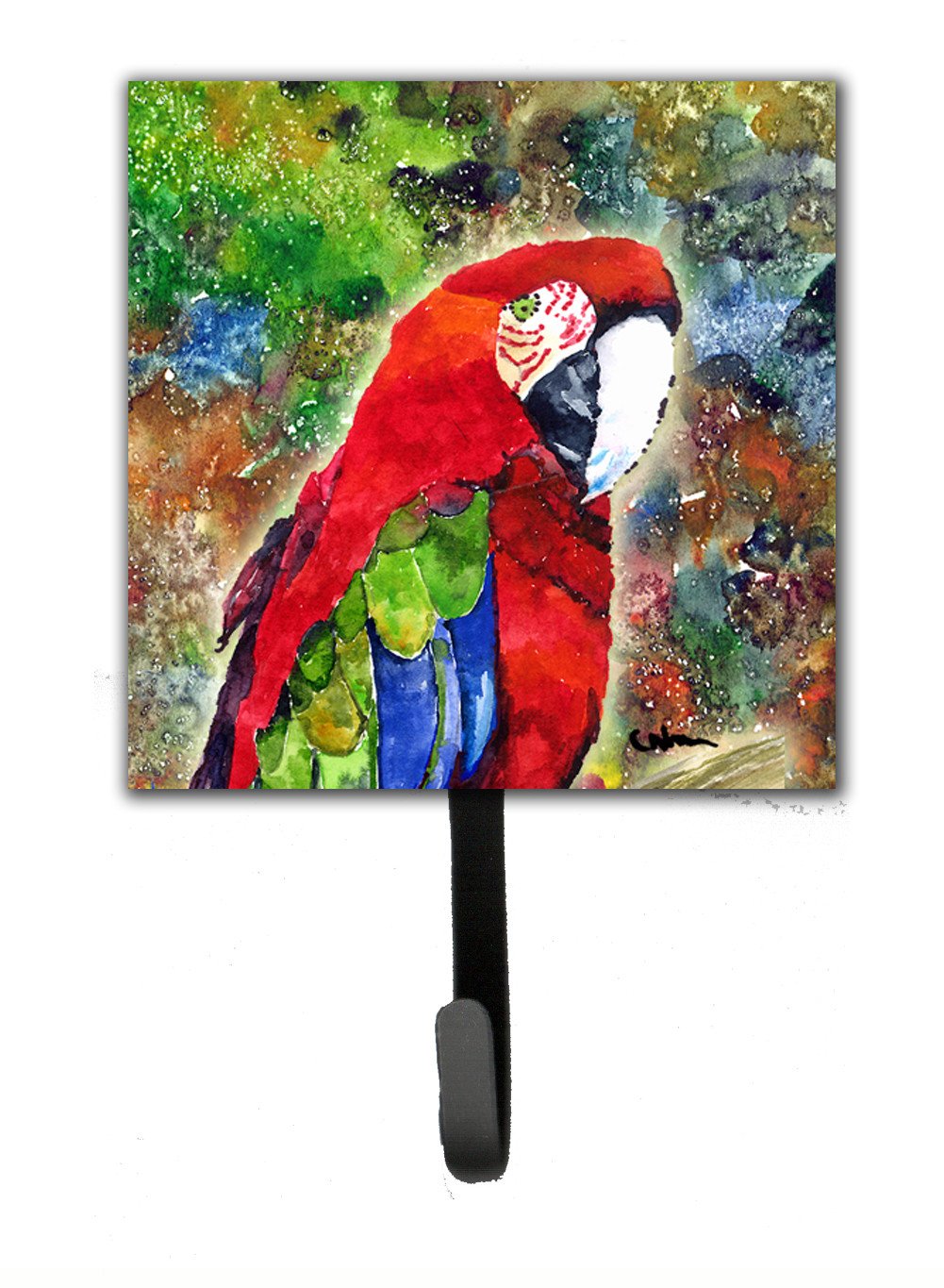 Parrot Leash or Key Holder Wall Hooks, Key Hooks Holder, Coat Rack Wall Mount, Coat Hooks, Hooks for Hanging Keys, Towels, Aprons, Leashes