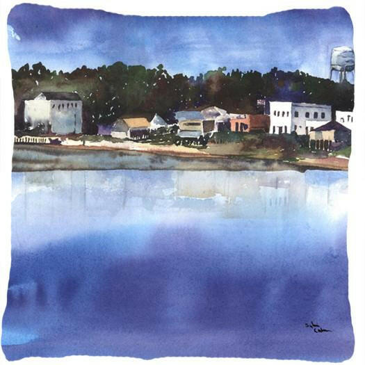 The Pass Decorative Throw Pillow 14x14 Indoor Outdoor Accent Cushion, Fabric Cover with Insert for Sofa, Bed, Porch & Living Room