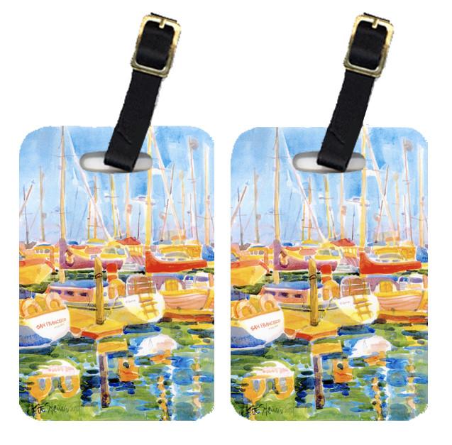 Boats at the Harbour Luggage Tag