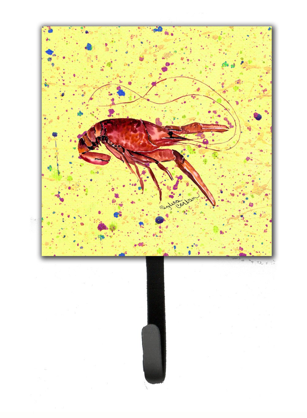 Crawfish Leash or Key Holder Wall Hooks, Key Hooks Holder, Coat Rack Wall Mount, Coat Hooks, Hooks for Hanging Keys, Towels, Aprons, Leashes