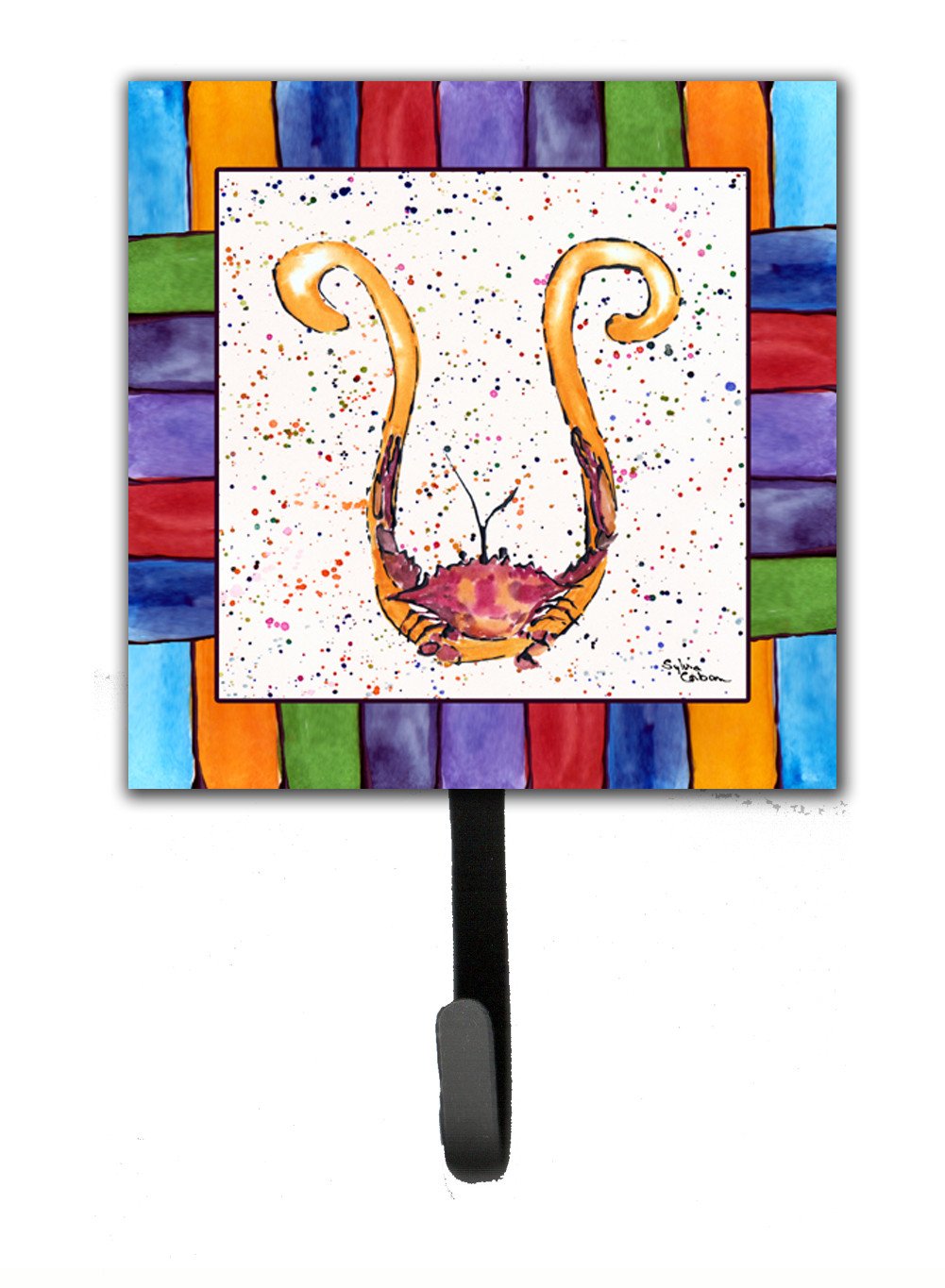 Beach and Seafood Letter U Leash or Key Holder Wall Hooks, Key Hooks Holder, Coat Rack Wall Mount, Coat Hooks, Hooks for Hanging Keys, Towels, Aprons, Leashes