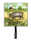 Pigs Bramble in Berries Leash or Key Holder Wall Hooks, Key Hooks Holder, Coat Rack Wall Mount, Coat Hooks, Hooks for Hanging Keys, Towels, Aprons, Leashes