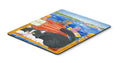 Cat Fishing from the dock Mouse Pad, Heat Resistant Trivet Hot Pad , Non Slip Rubber Desk Mat, Kitchen Counter Protector, Home Office Decor Gift