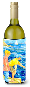 The Boys at the water Wine Bottle Hugger Gift Sleeve for Standard 750 ml Bottles, Insulated Reusable Also Fits Mini Shot & Pint Bottles