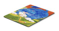 Big Blue the Cat Golfer Mouse Pad, Heat Resistant Trivet Hot Pad , Non Slip Rubber Desk Mat, Kitchen Counter Protector, Home Office Decor Gift