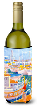 Shirmp Boats Wine Bottle Hugger Gift Sleeve for Standard 750 ml Bottles, Insulated Reusable Also Fits Mini Shot & Pint Bottles