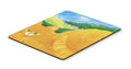 Big Orange Tabby Cat on the Golf Course Mouse Pad, Heat Resistant Trivet Hot Pad , Non Slip Rubber Desk Mat, Kitchen Counter Protector, Home Office Decor Gift