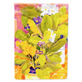 Flower House Flag 28x40 Porch Sleeve Pole Decorative Outside Yard Banner Artwork Wall Hanging, Polyester