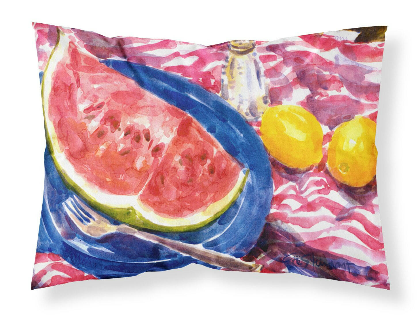 Watermelon Standard Pillowcase Lightweight Super Soft Easy Care Decorative Artwork Pillowcase, Standard