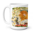 Cat Ceramic Coffee Mug 15 oz Decorative Large C Handle Mug Cup for Tea, Cocoa Hot Chocolate