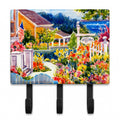Seaside Beach Cottage Leash or Key Holder Wall Hooks, Coat Rack Wall Mount, for Hanging Keys, Towels, Aprons, Leashes