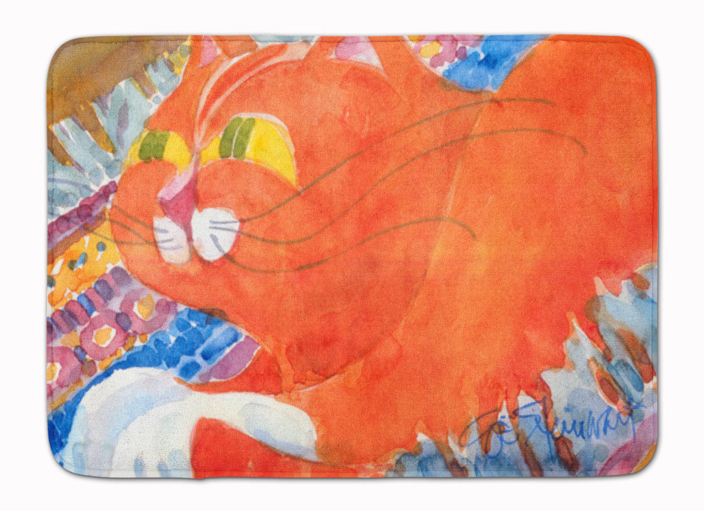Cat Memory Foam Kitchen Mat Machine Washable Anti-Fatigue Cushion Comfort Bath or Kitchen Rug
