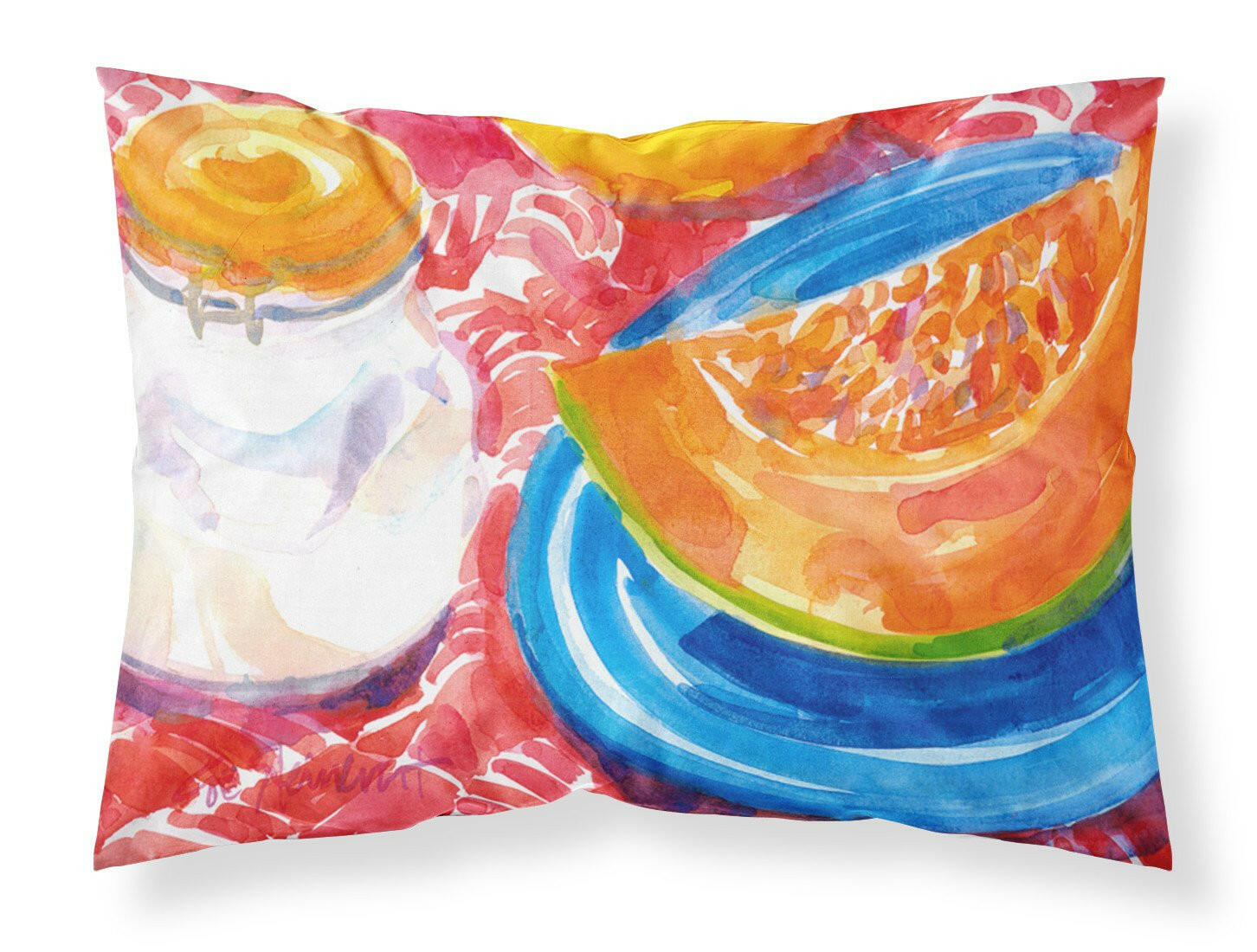 A Slice of Cantelope Standard Pillowcase Lightweight Super Soft Easy Care Decorative Artwork Pillowcase, Standard