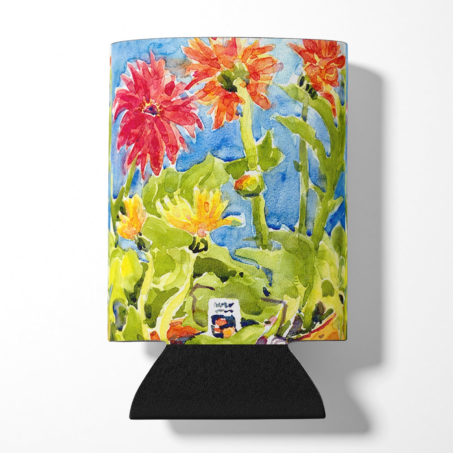 Flower - Gerber Daisies Can or Bottle Hugger Cooler Sleeve for Standard 12 oz Cans, Insulated Foam Beer & Soda Can Hugger Reusable