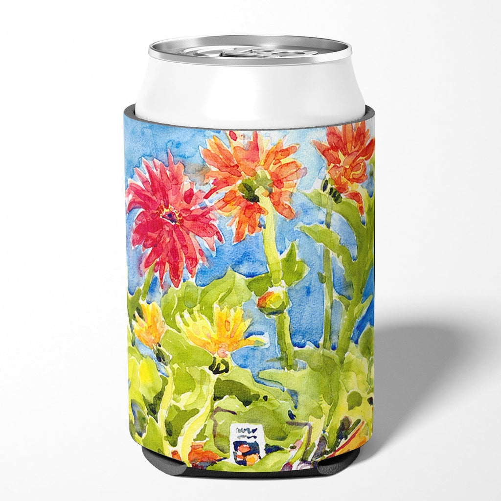Flower - Gerber Daisies Can or Bottle Hugger Cooler Sleeve for Standard 12 oz Cans, Insulated Foam Beer & Soda Can Hugger Reusable