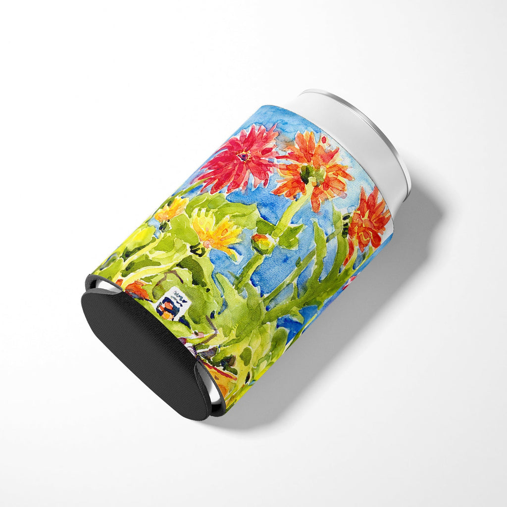 Flower - Gerber Daisies Can or Bottle Hugger Cooler Sleeve for Standard 12 oz Cans, Insulated Foam Beer & Soda Can Hugger Reusable