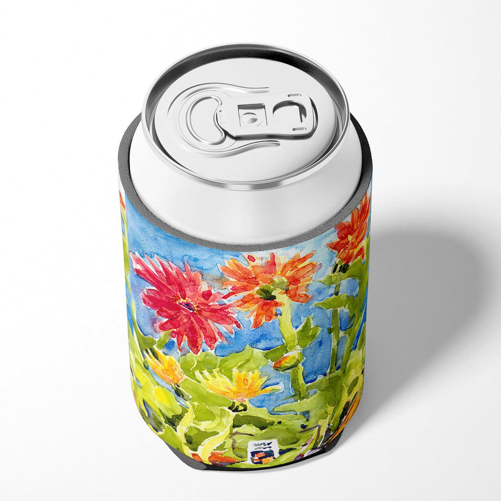 Flower - Gerber Daisies Can or Bottle Hugger Cooler Sleeve for Standard 12 oz Cans, Insulated Foam Beer & Soda Can Hugger Reusable