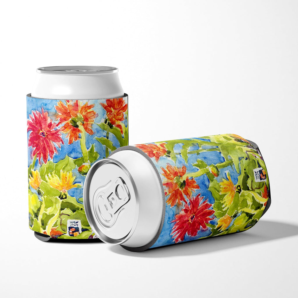Flower - Gerber Daisies Can or Bottle Hugger Cooler Sleeve for Standard 12 oz Cans, Insulated Foam Beer & Soda Can Hugger Reusable