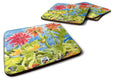 Flower - Gerber Daisies Foam Coasters Set of 4 Cup Coasters for Indoor Outdoor, Tabletop Protection, Anti Slip, Mouse pad Material