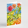 Flower - Gerber Daisies Greeting Cards Pack of 8 Blank Cards with Envelopes Whimsical A7 Size 5x7