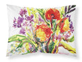 Flower Standard Pillowcase Lightweight Super Soft Easy Care Decorative Artwork Pillowcase, Standard