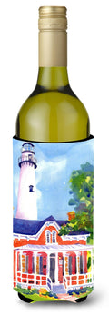 Lighthouse Wine Bottle Hugger Gift Sleeve for Standard 750 ml Bottles, Insulated Reusable Also Fits Mini Shot & Pint Bottles