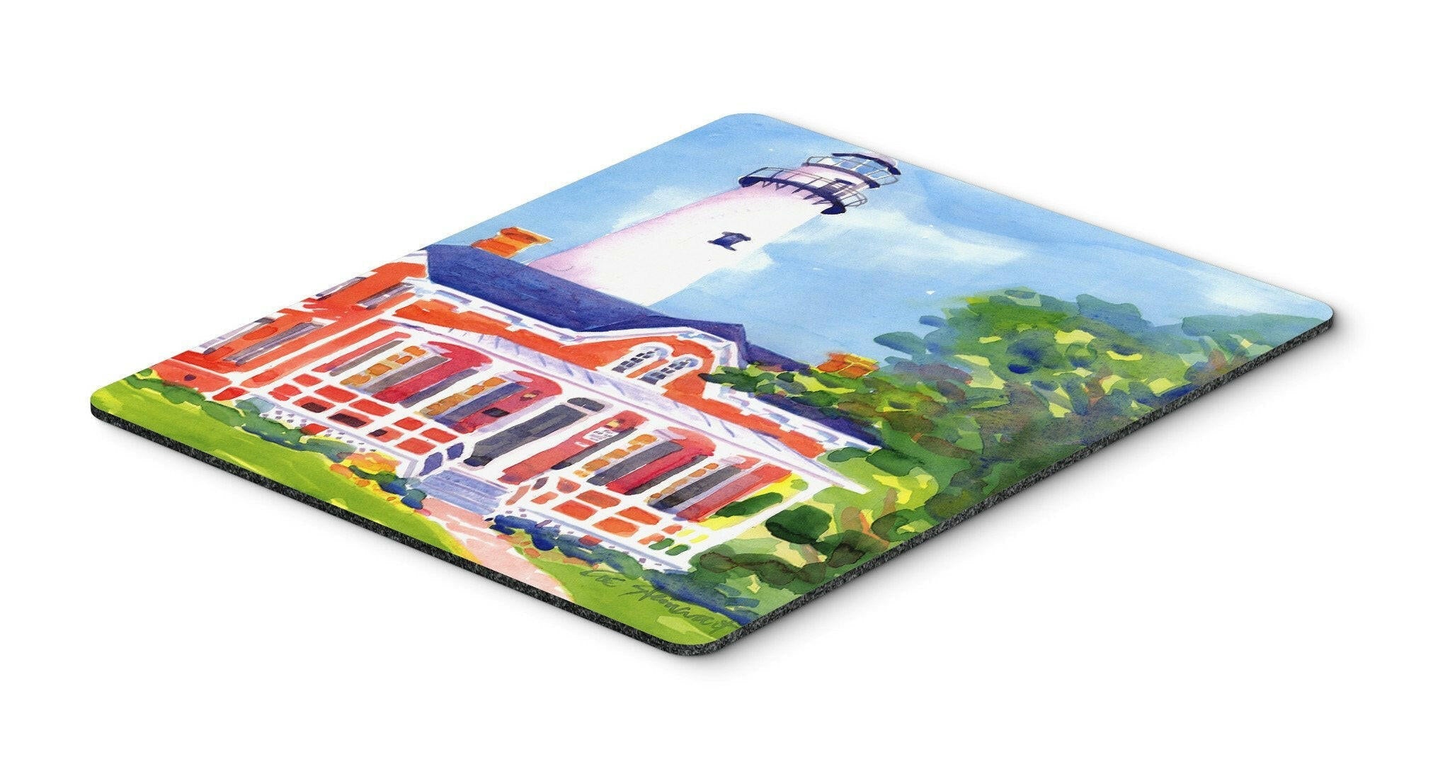 Lighthouse Mouse Pad, Heat Resistant Trivet Hot Pad , Non Slip Rubber Desk Mat, Kitchen Counter Protector, Home Office Decor Gift