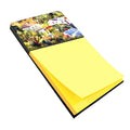 Houses Watercolor Sticky Note Holder Refillable Dispenser Desk Accessory 3x3 Pad Gift