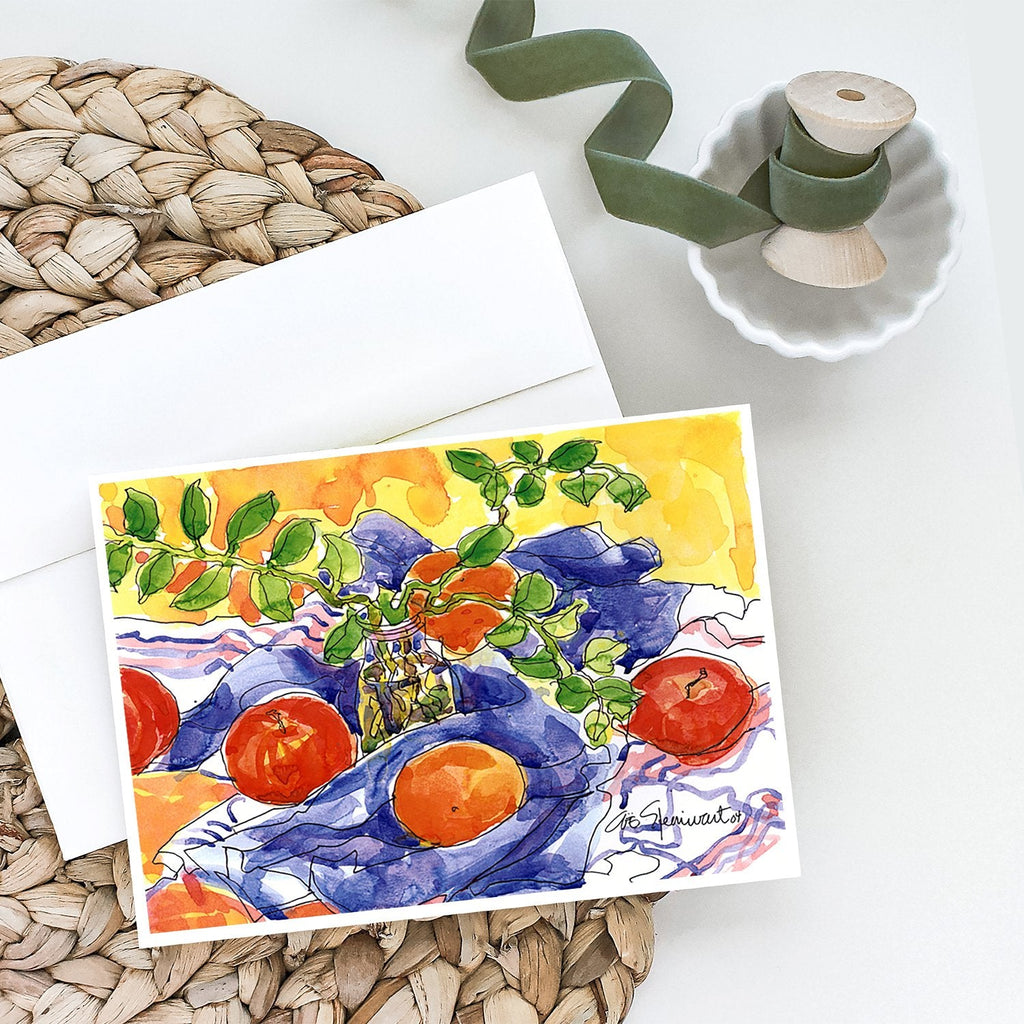 Apples Greeting Cards Pack of 8 Blank Cards with Envelopes Whimsical A7 Size 5x7