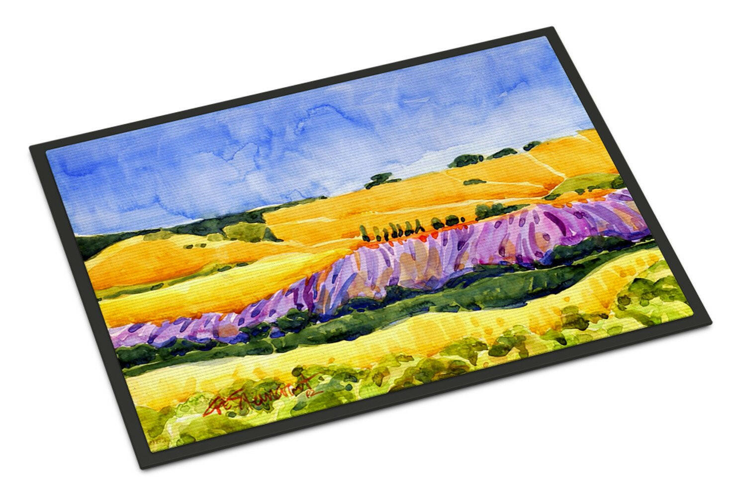 Landscape Doormat Indoor Outdoor 24H X 36W Front Door Mat Rugs for Entryway, Non Slip Washable Low Pile,
