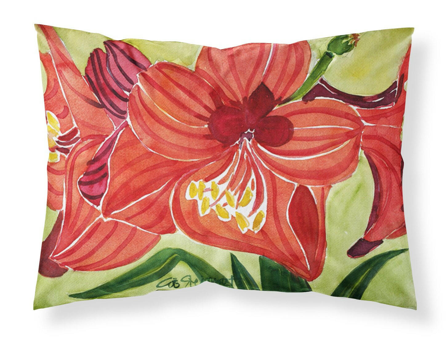 Flower - Amaryllis Standard Pillowcase Lightweight Super Soft Easy Care Decorative Artwork Pillowcase, Standard
