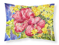 Flower - Hibiscus Standard Pillowcase Lightweight Super Soft Easy Care Decorative Artwork Pillowcase, Standard